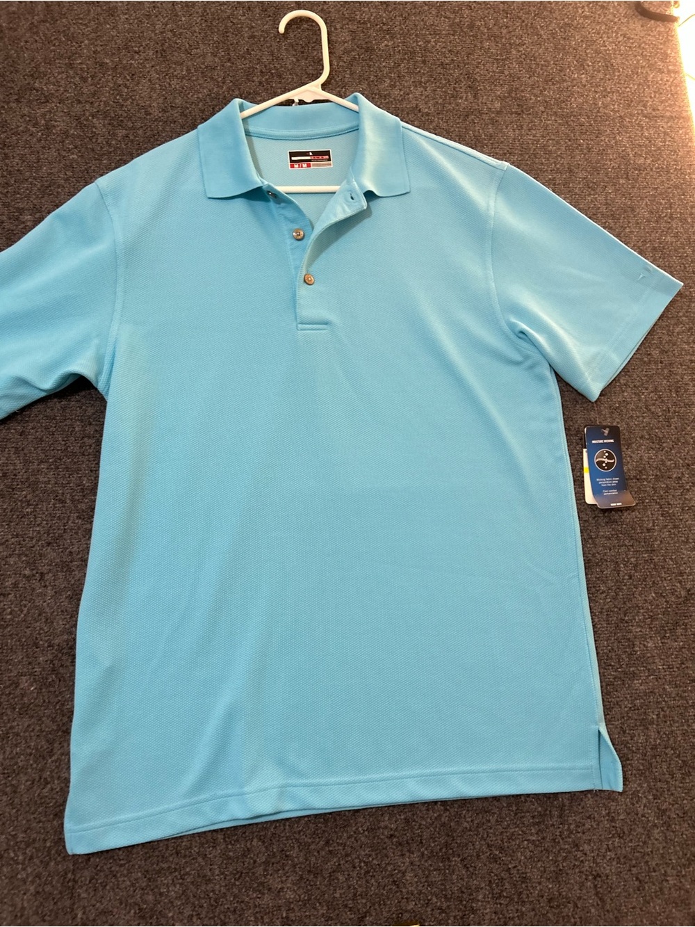 Grand Slam Men’s Light Blue Polo Shirt Size M